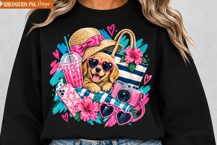 Tropical Vacation Girl PNG Design, tropical vacation png,