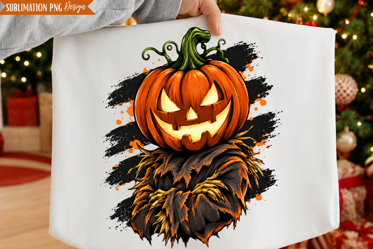 Halloween Pumpkin Floral PNG Design, halloween pumpkin png