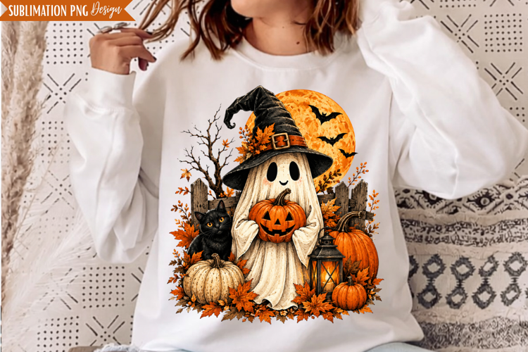 Halloween Highland Cow PNG Design, halloween highland cow