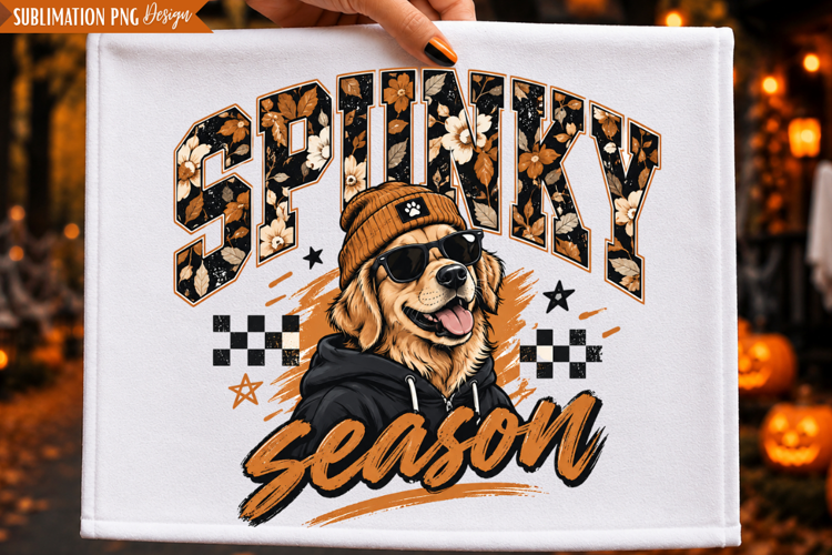 Spooky Season Dog PNG Design, spooky season dog png,hallowee