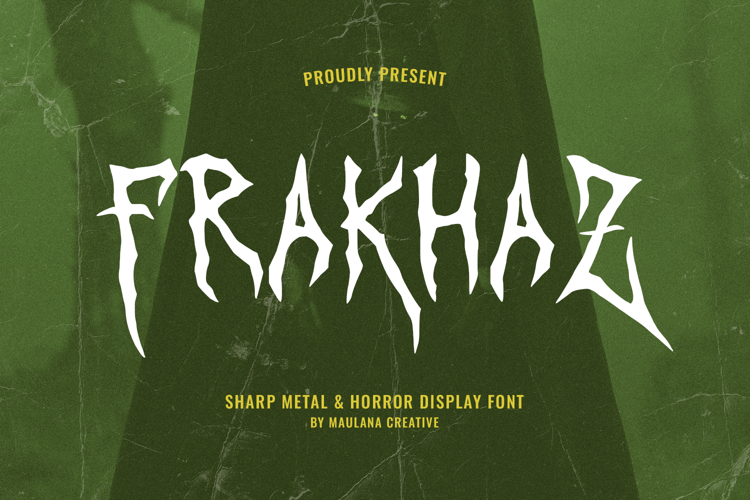 Frakhaz Sharp Metal Horror Display Font