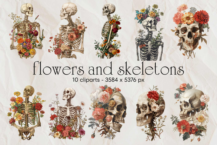 Skeletons Clipart Image 8