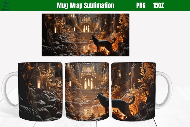 3D Mug Wrap Sublimation | 15 OZ