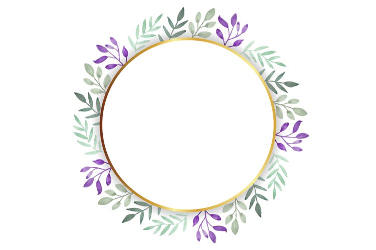 Watercolor Leaves Clipart Image 7