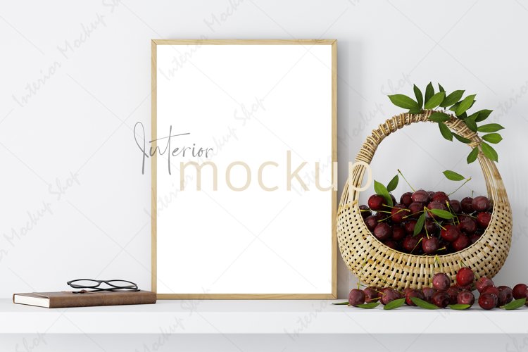 Mock up, Frame mockup in interior, Interior Mockup example image 1