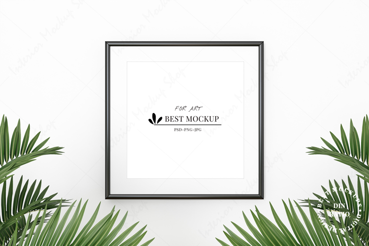 Mock up, Frame mockup in interior, Living room Mockup