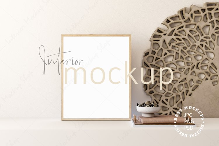 Frame mockup interior minimal example image 1