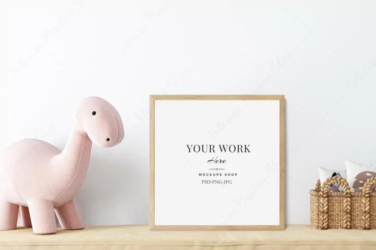 Frame mockup, Kids mockup,Poster Mockup, Mockup in interior