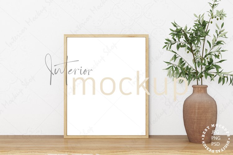 Mock up, Frame mockup in interior, Living room Mockup