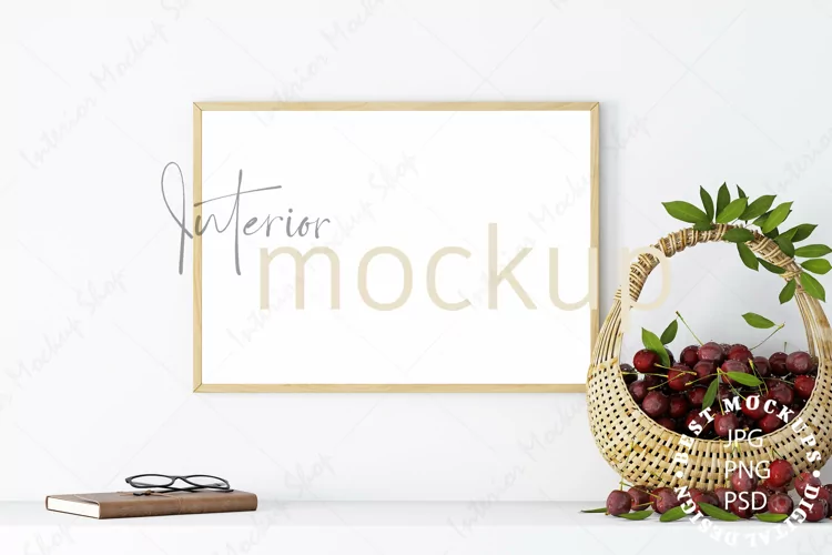 Mock up, Frame mockup in interior, Living room Mockup
