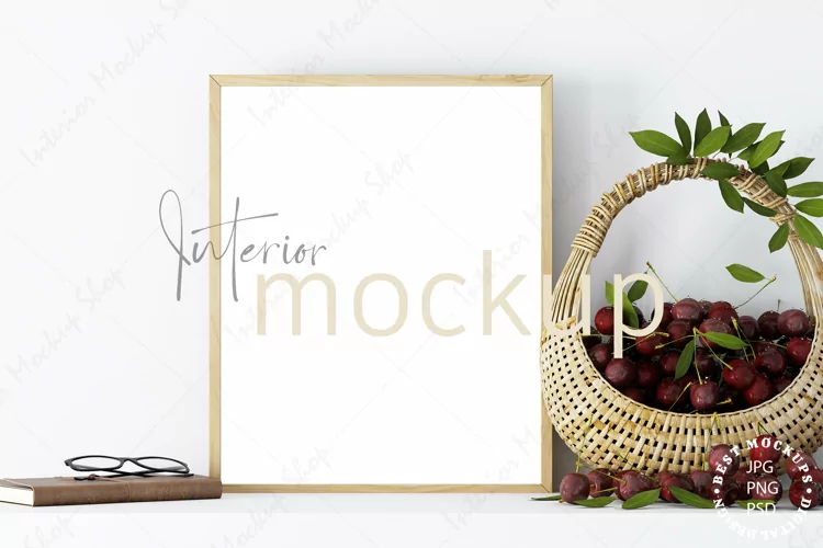 Mock up, Frame mockup in interior, Living room Mockup
