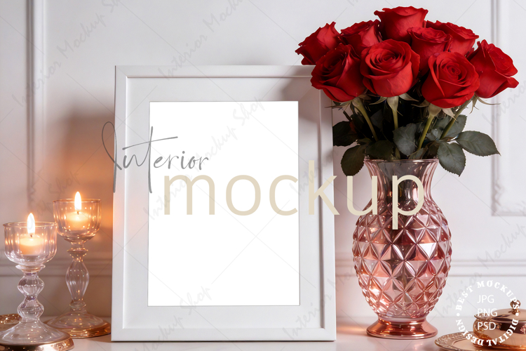 Frame Mockup Valentines Day