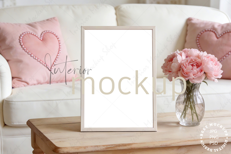 Frame Mockup Valentines Day