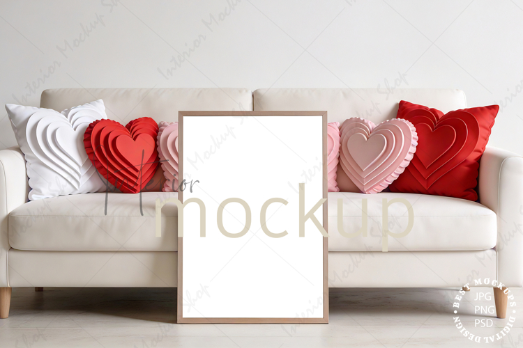Frame Mockup Valentines Day