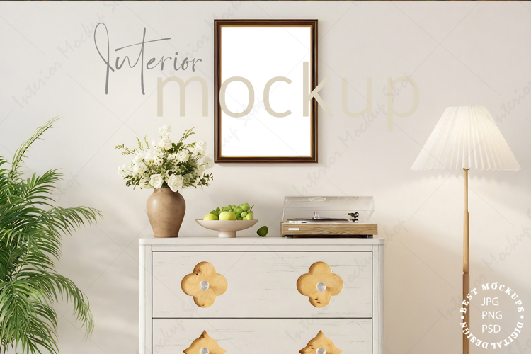 Living Room Mockup PSD JPG PNG