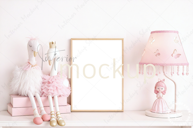 Kids mockup, Frame mockup, Kids room mockup