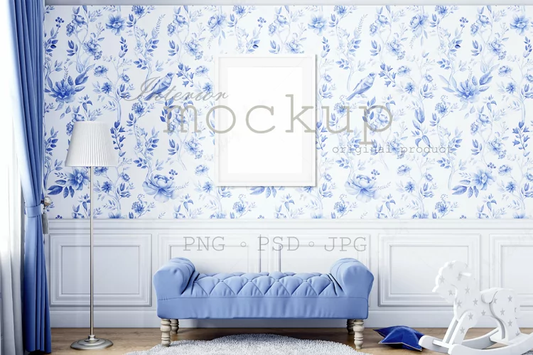 Kids room mockup