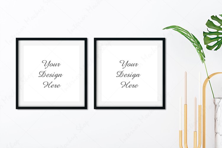 Frame mockup, Interior mockup, Mockup in interior, Mock example image 1