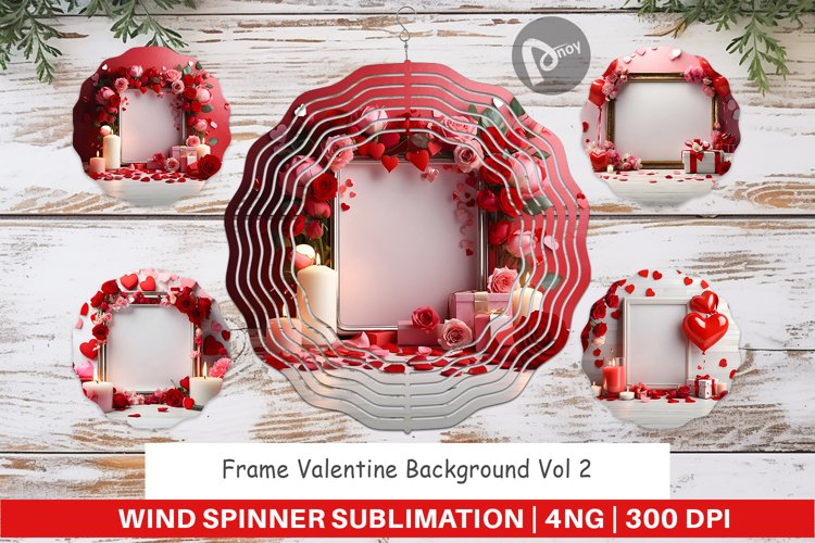 Wind Spinner Frame Valentine