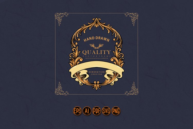 Vintage Frame Svg Image 6
