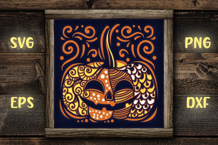 Halloween Shadow Box Svg Image 21