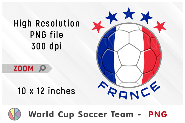 France National Team Soccer Ball. World Cup 2026