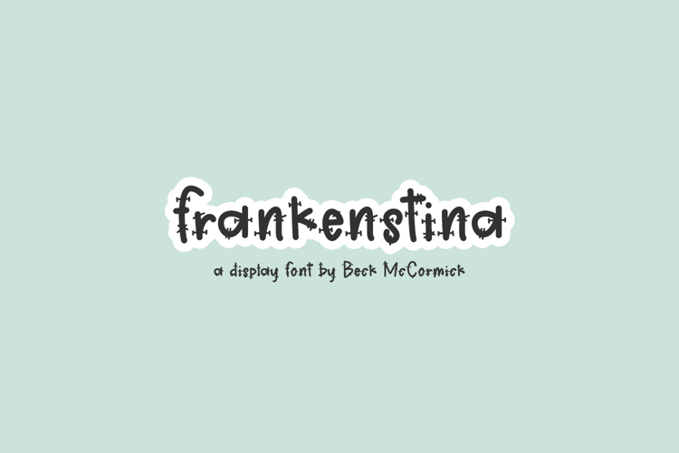 Frankenstina Monster Font