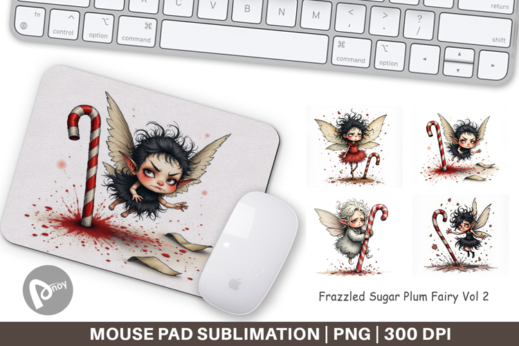 Mouse Pad Frazzled Sugar Plum Fairy