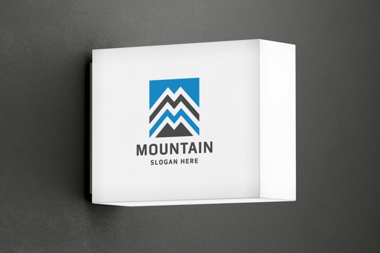 Mountain Letter M Logo example image 1