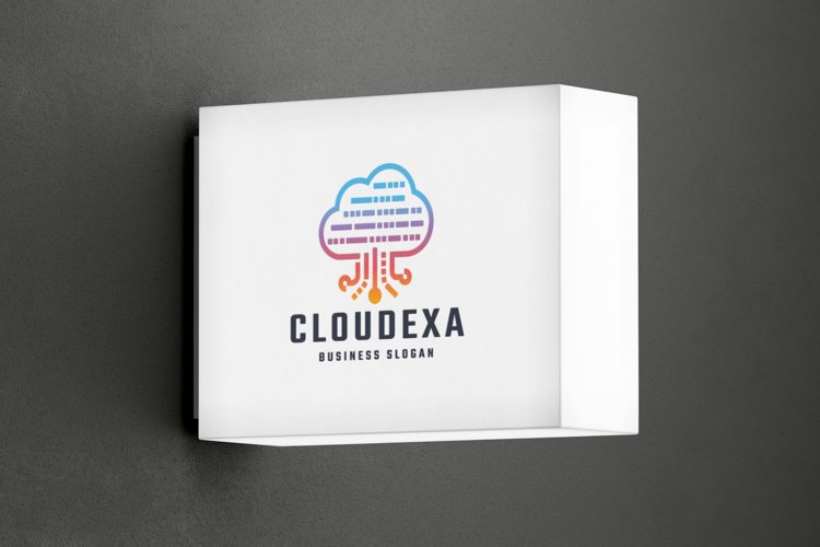 Cloud Dots Tech Logo example image 1