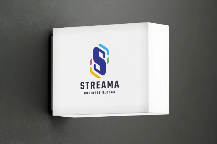 Stream Letter S Logo