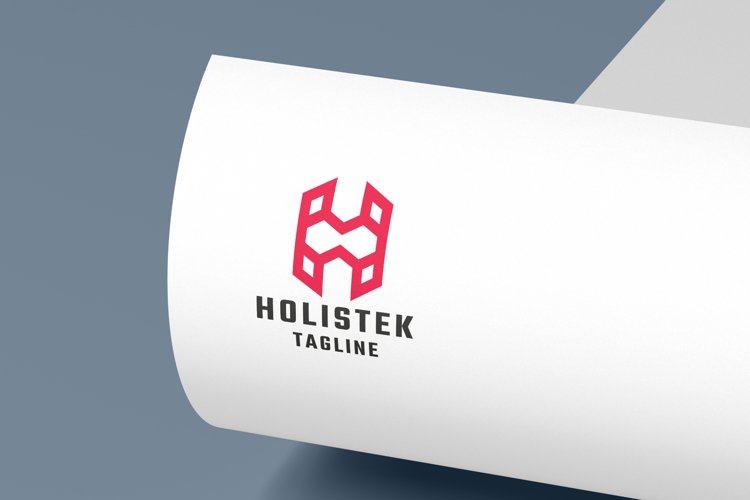 Holistek Letter H Pro Logo Template example image 1