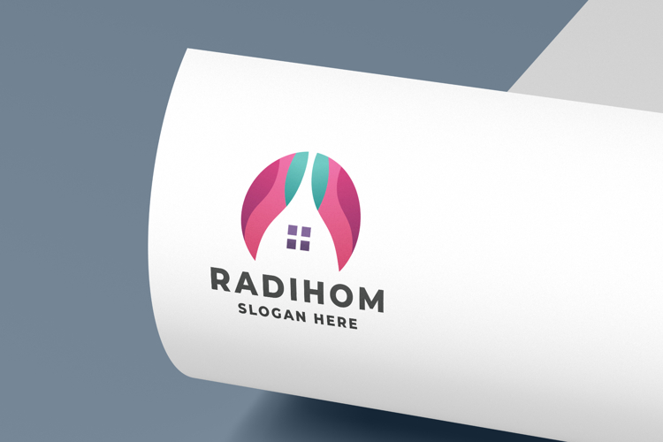Modern Home and Real Estate Logo