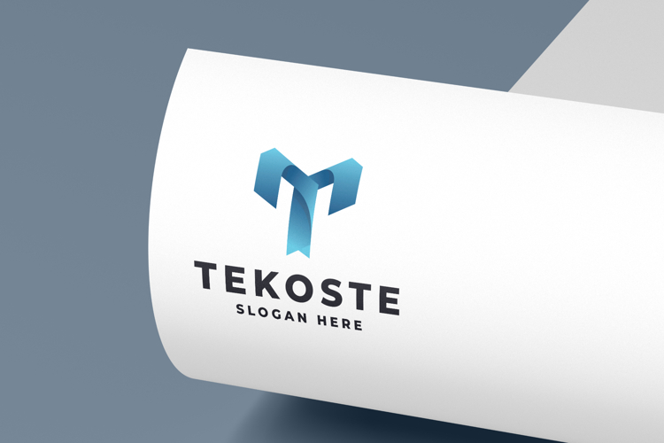 Modern T Letter Logo - Tech & Digital Design