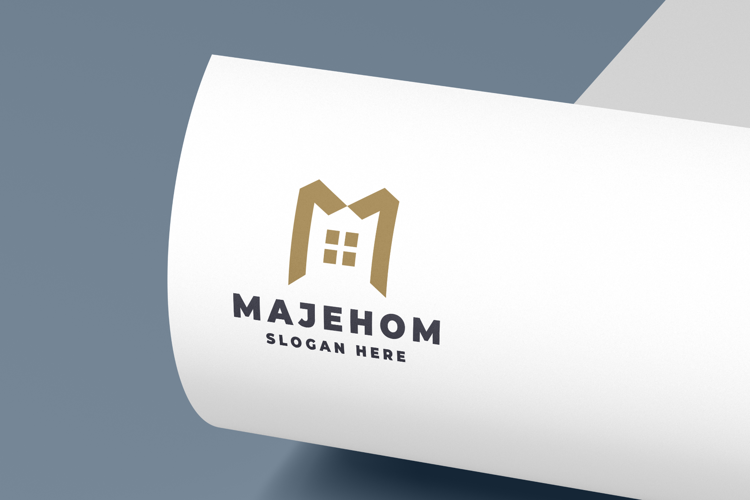 Modern Real Estate Letter M Logo