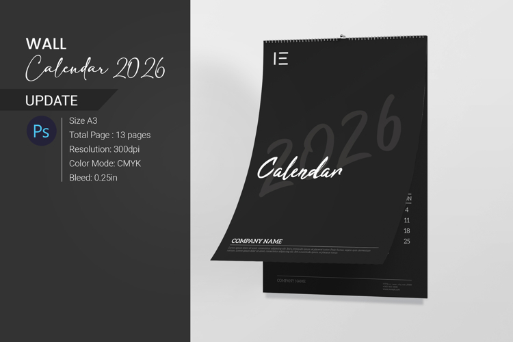 Wall Calendar 2026 example image 1