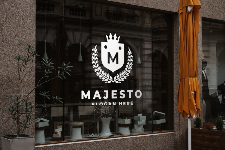 A Golden Crest of Royalty and Excellence Logo