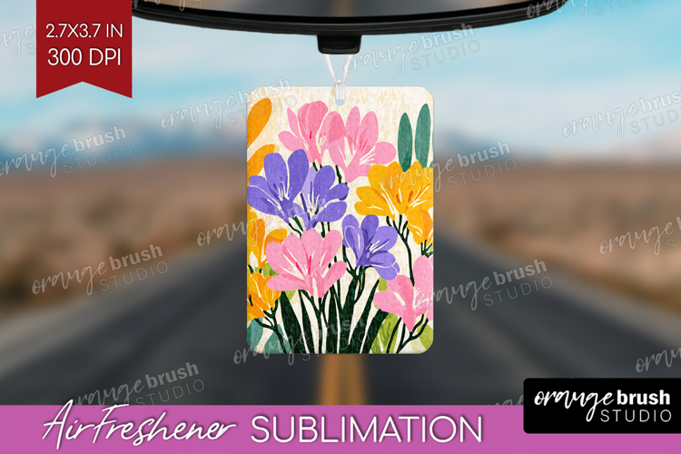 Freesia Modern Floral Air Freshener PNG Sping Flower PNG