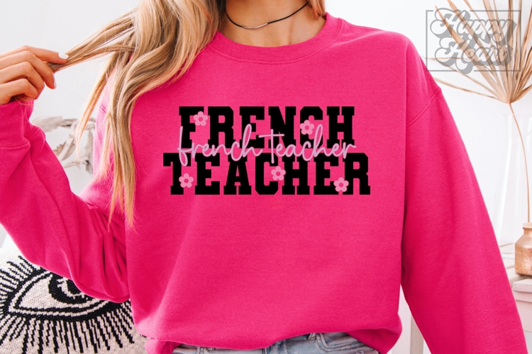 French Teacher SVG PNG - Language Teacher