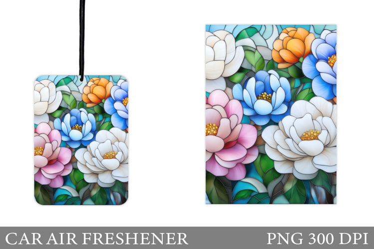 Flowers Car Air Freshener. Floral Car Air Freshener Design