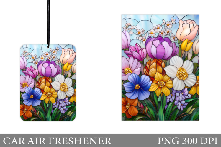 Flowers Flowers Car Air Freshener. Summer Car Air Freshener