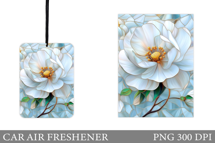 Floral Car Air Freshener. Flowers Car Air Freshener Design
