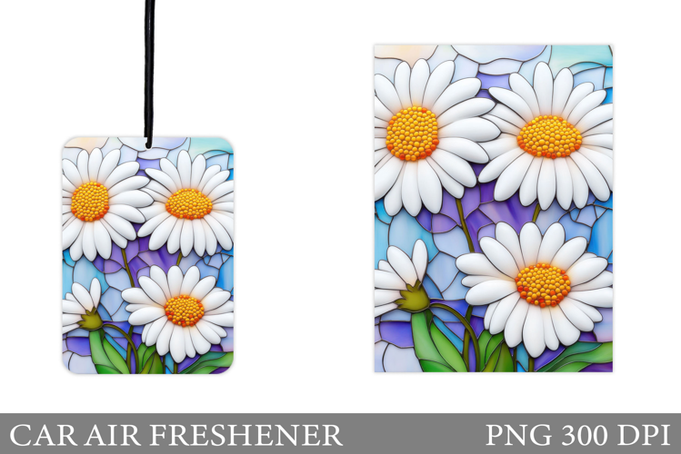 Daisy Flowers Car Air Freshener. Flowers Car Air Freshener