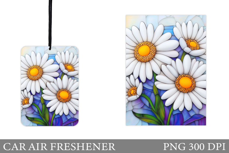 Daisy Flowers Car Air Freshener. Flowers Car Air Freshener