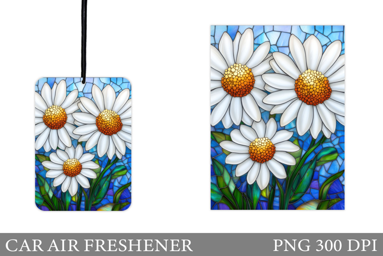 Daisy Flowers Car Air Freshener. Flowers Car Air Freshener