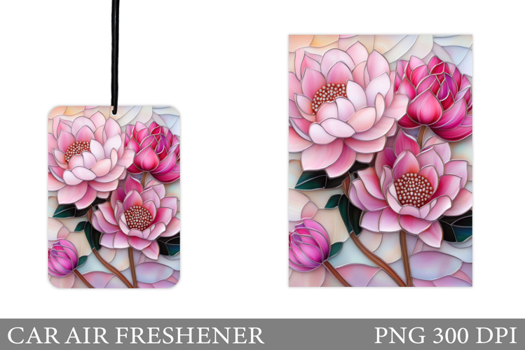 Flowers Car Air Freshener. Floral Car Air Freshener Design