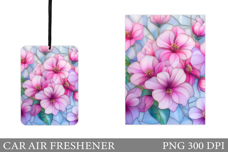 Floral Car Air Freshener. Flowers Car Air Freshener Design