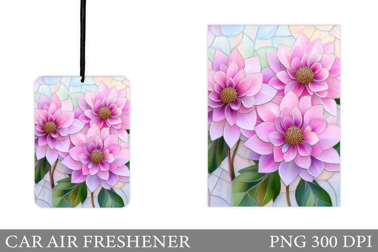 Flowers Car Air Freshener. Floral Car Air Freshener Design
