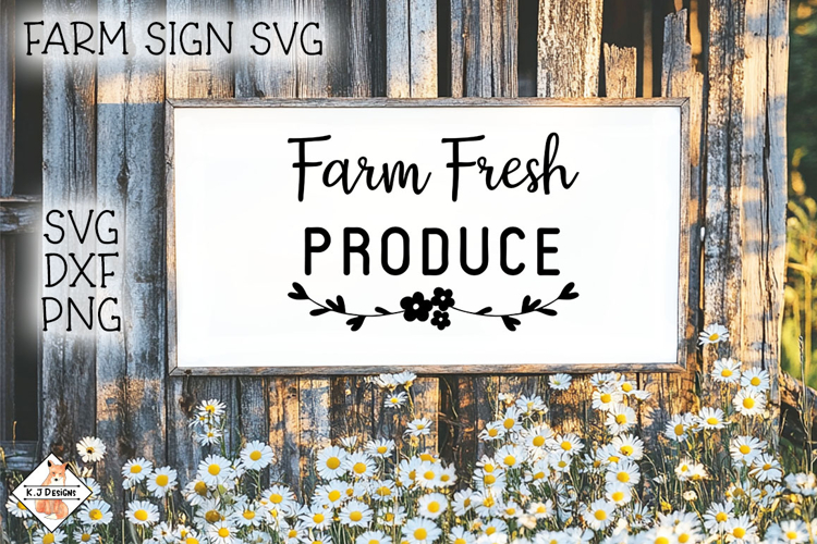 Farm Fresh Produce SVG | Farmhouse Designs