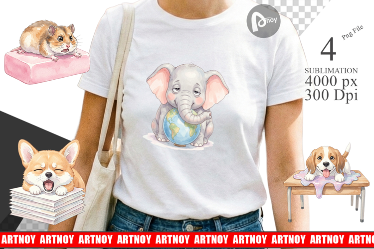 Friday Burnout Animal Sublimation